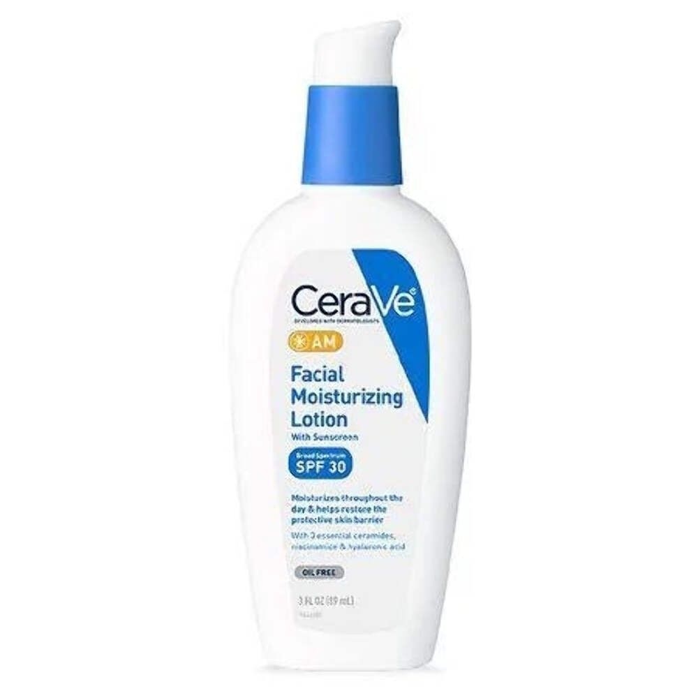 CeraVe AM Facial Moisturizing Lotion with Sunscreen SPF 30, 3 fl oz